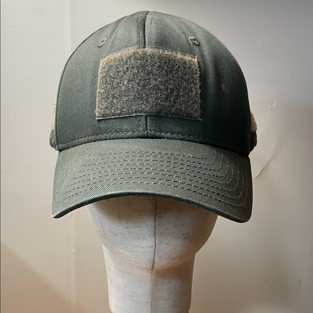 Rapdom Men's Tactical Patch Baseball Cap in Olive Drab